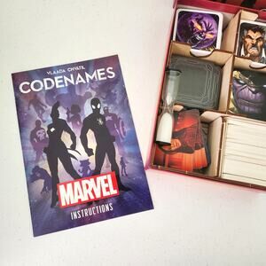 Codenames Marvel & Original Packaged Together Party Game, 2 games in 1!